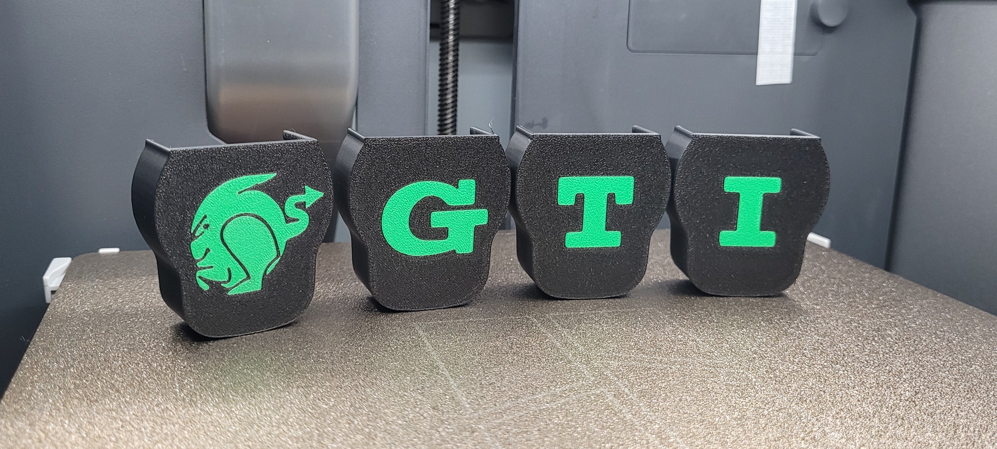 *Set of 4* Personalized STYLE # with Custom LETTERS & LOGOS (Up to 4 Colors for set)