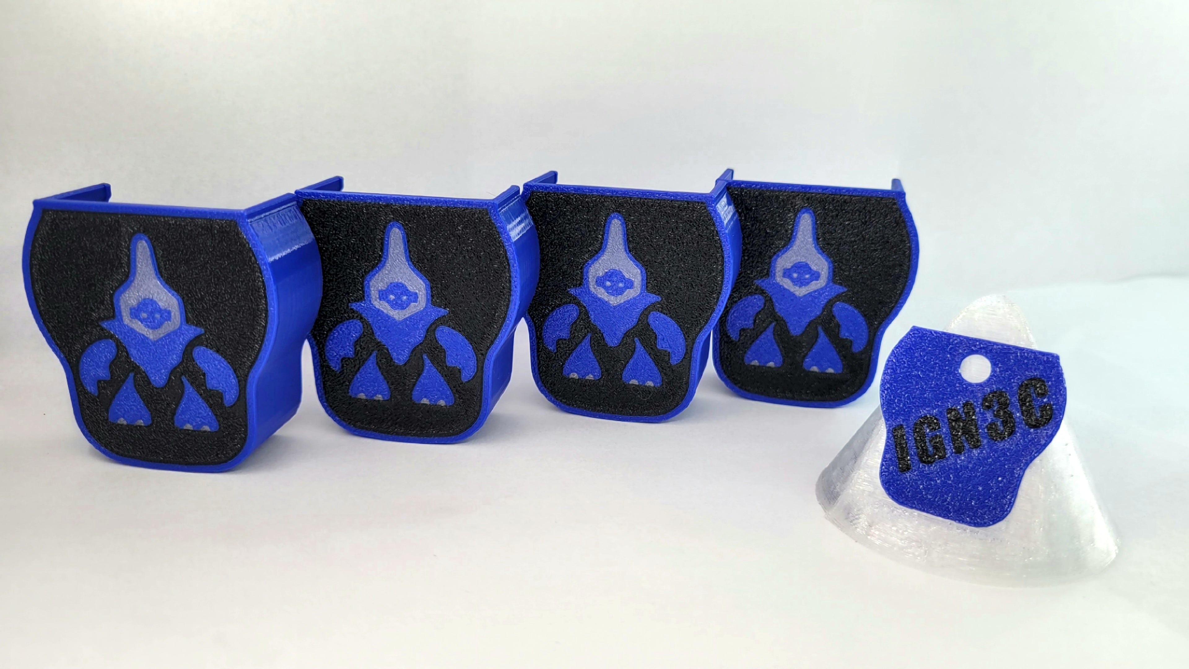 *Set of 4* Personalized STYLE # with Custom LETTERS & LOGOS (Up to 4 Colors for set)