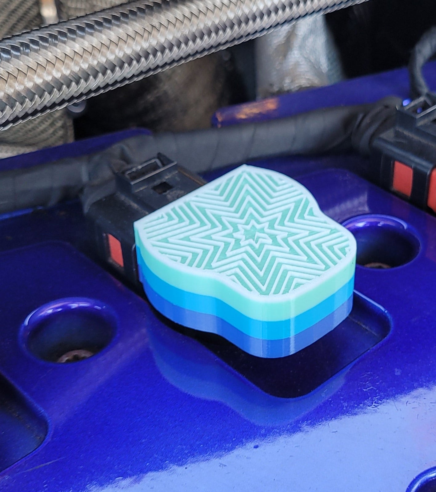 STYLE # 8 - Multi Color Base with Pattern (3-4 Colors)(Set of 4)