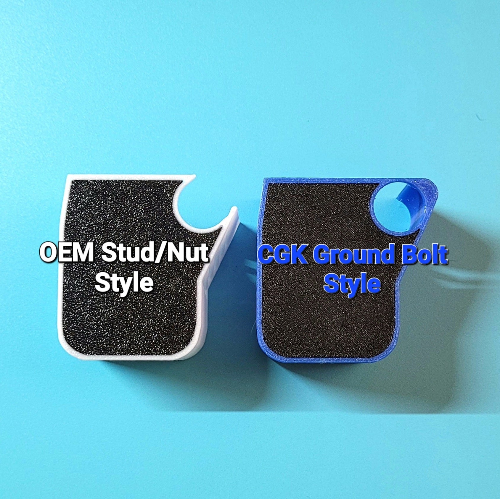 (E888.3) STYLE # 3 - Dual Color Base (Equal Split) *Set of 4*